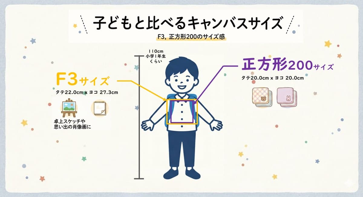 キャンバスサイズ比較